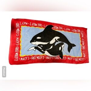 Vintage Free Willy 2 Macys Bath Towel